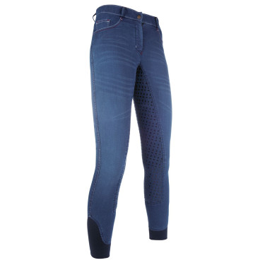 Pantalon Summer Denim Easy fond 3/4 en silicone HKM Pantalon Summer Denim Easy fond 3/4 en silicone HKM