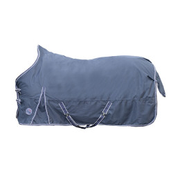 Couverture highneck Starter 600D doublée polaire HKM Bleu foncé Couverture highneck Starter 600D doublée polaire HKM Bleu foncé