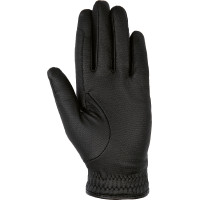 Gants Grip Style avec doublure en polaire HKM Noir
