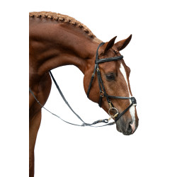 Bridon Mexican Style renforcé, mouton HKM Marron Bridon Mexican Style renforcé, mouton HKM Marron