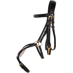Bridon Mexican Style renforcé, mouton HKM Noir