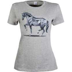 T-shirt Graphical Horse HKM Gris clair / mélange T-shirt Graphical Horse HKM Gris clair / mélange