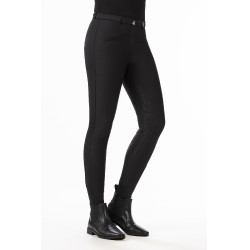 Pantalon softshell Winner fond en silicone HKM Noir Pantalon softshell Winner fond en silicone HKM Noir