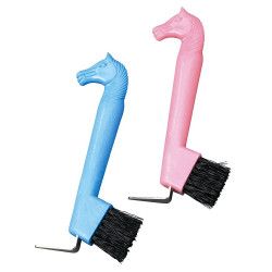 Cure-pieds brosse, tête de cheval