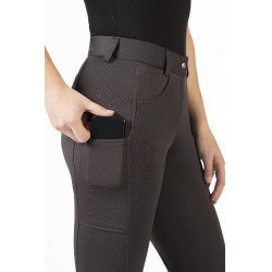 Pantalon Emma fond intégral en silicone HKM Gris foncé Pantalon Emma fond intégral en silicone HKM Gris foncé