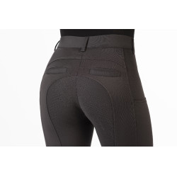 Pantalon Emma fond intégral en silicone HKM Gris foncé Pantalon Emma fond intégral en silicone HKM Gris foncé