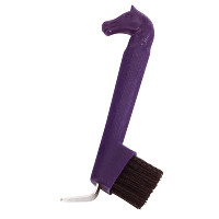 Cure-pieds brosse, tête de cheval Violet