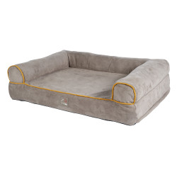 Canapé pour chien Anam Cara HKM Taupe / doré jaune Gris Canapé pour chien Anam Cara HKM Taupe / doré jaune Gris