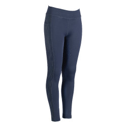 Legging Flow Reflective Kids fond intégral en s. HKM Bleu foncé Legging Flow Reflective Kids fond intégral en s. HKM Bleu foncé