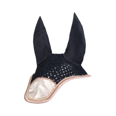 Bonnet anti-mouches Rosegold Glitter Style HKM Bonnet anti-mouches Rosegold Glitter Style HKM