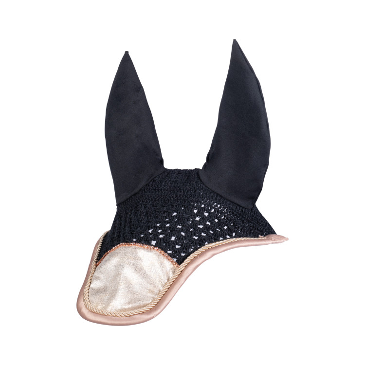 Bonnet anti-mouches Rosegold Glitter Style HKM Bonnet anti-mouches Rosegold Glitter Style HKM