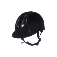 Casque HKM Illusion Diamond Noir Casque HKM Illusion Diamond Noir