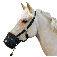 Licol muselière HKM Noir Licol muselière HKM Noir