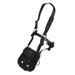 Licol muselière HKM Noir Licol muselière HKM Noir