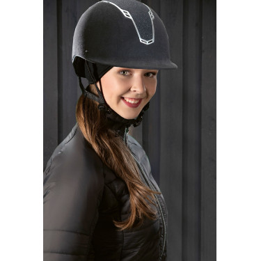 Bonnet en polaire et tissu résille HKM Bonnet en polaire et tissu résille HKM