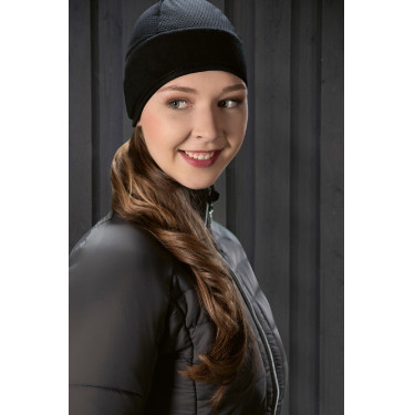 Bonnet en polaire et tissu résille HKM Bonnet en polaire et tissu résille HKM