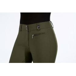 Pantalon Lea fond intégral en silicone HKM Vert foncé