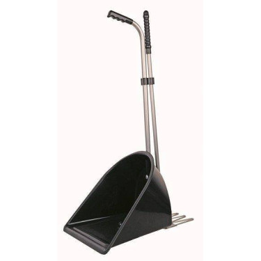 Pelle et rateau à crottins HKM Noir