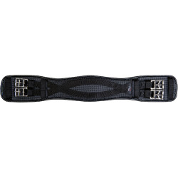 Sangle dressage gel PVC Snap HKM Noir