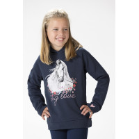 Hoody Horse Spirit HKM Abricot Orange Hoody Horse Spirit HKM Abricot Orange