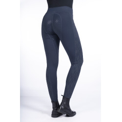 Legging Flow Reflective fond intégral en silicone HKM Bleu foncé Legging Flow Reflective fond intégral en silicone HKM Bleu foncé