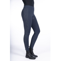 Legging Flow Reflective fond intégral en silicone HKM Bleu foncé Legging Flow Reflective fond intégral en silicone HKM Bleu foncé