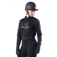 Sweat Equestrian Rosegold Style HKM Noir Sweat Equestrian Rosegold Style HKM Noir