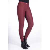 Pantalon Luna fond intégral en silicone HKM Rouge foncé