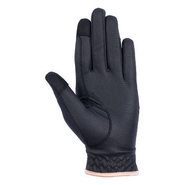 Gants Rosegold Glamour Style HKM Noir