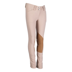 Pantalon Jodhpur Hunter Kids II basanes en Alos HKM Naturel foncé Beige Pantalon Jodhpur Hunter Kids II basanes en Alos HKM Naturel foncé Beige