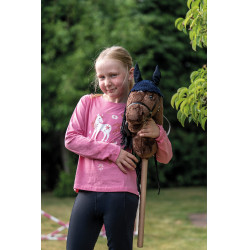 Bonnet anti-mouches Hobby Horsing HKM Bleu foncé Bonnet anti-mouches Hobby Horsing HKM Bleu foncé