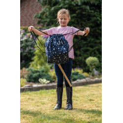 Sac de transport Hobby Horsing HKM Bleu marine étoiles Sac de transport Hobby Horsing HKM Bleu marine étoiles