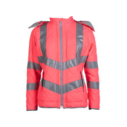 Veste femme Reflective HKM Pink néon Rose