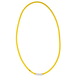 Collier lumineux pour chevaux LED HKM Jaune
