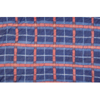 Foulard HKM Horseshoe 85 cm x 85 cm Bleu foncé / bordeaux Foulard HKM Horseshoe 85 cm x 85 cm Bleu foncé / bordeaux