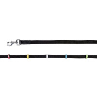 Rênes avec arrétoirs HKM Colour Noir