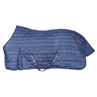 Couverture hiver interieur/box 200g d'ouate1200D HKM Bleu foncé