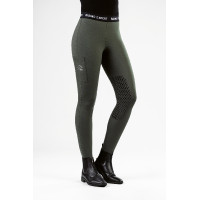 Legging Wien Style basanes en silicone HKM Rouge Legging Wien Style basanes en silicone HKM Rouge