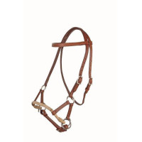 Bridon sans mors HKM Marron foncé Bridon sans mors HKM Marron foncé