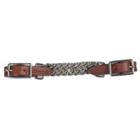 Gourmette double HKM Marron foncé Gourmette double HKM Marron foncé
