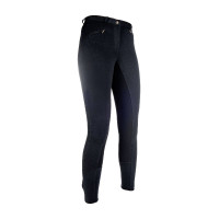 Pantalon Basic Belmtex Grip fond 3/4 HKM Noir / noir Pantalon Basic Belmtex Grip fond 3/4 HKM Noir / noir