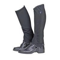 Mini Chaps en nubuck HKM Noir