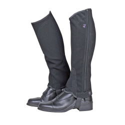 Mini Chaps en nubuck HKM Noir