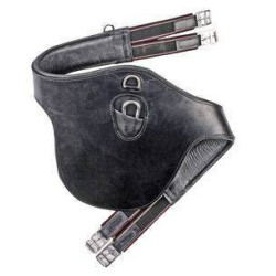 Sangle bavette HKM Noir Sangle bavette HKM Noir