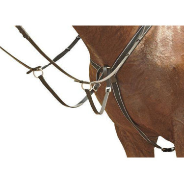 Collier de chasse HKM Economic avec élastique Collier de chasse HKM Economic avec élastique
