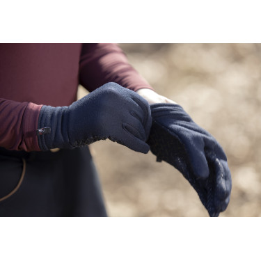 Gants Polar rembourré en polaire HKM Gants Polar rembourré en polaire HKM