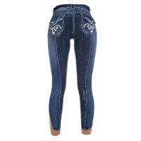 Pantalon Pasadena Summer Denim fond intégral en s. HKM Bleu jean Pantalon Pasadena Summer Denim fond intégral en s. HKM Bleu jean
