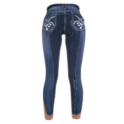 Pantalon Pasadena Summer Denim fond intégral en s. HKM Bleu jean Pantalon Pasadena Summer Denim fond intégral en s. HKM Bleu jean