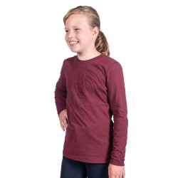 Polo à manches longues Amelie HKM Rouge foncé