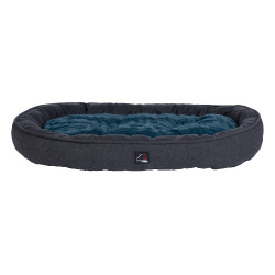 Hondenbed Anam Cara ovaal HKM Bleu foncé / pétrole